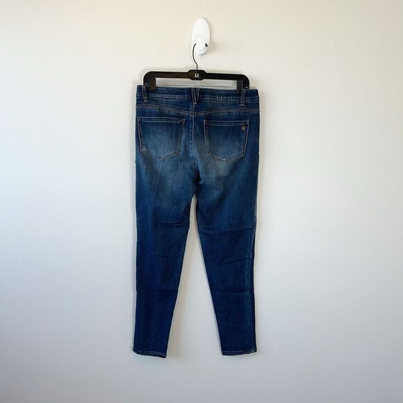 Democracy Jeans Women’s Ab Solution High Rise Ankle Blue Denim Size 12 NWT’s - Picture 3 of 14